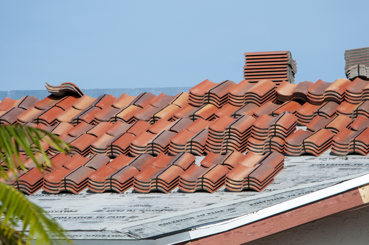 Terracotta tiles for roof
