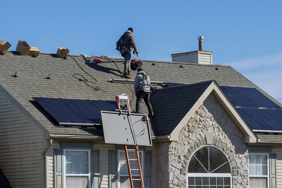 Roofing upgrade being carried out on a Florida home