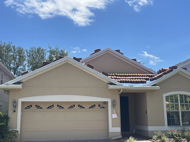 Newpoint Estate Low Barrel tile roof in Canyon Clay, Tampa, FL