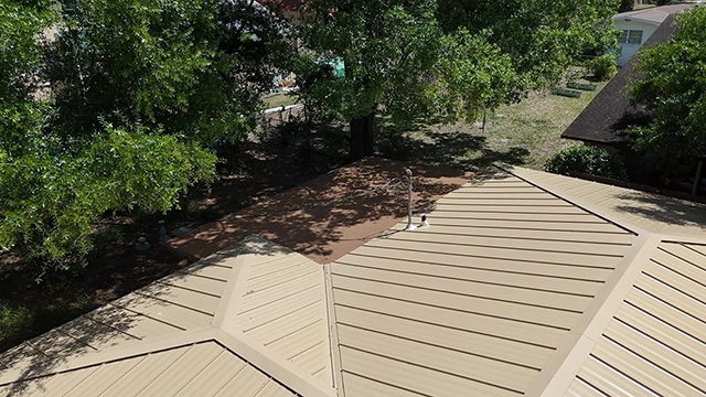Standing seam metal roof in Sandstone, Temple Terrace, FL