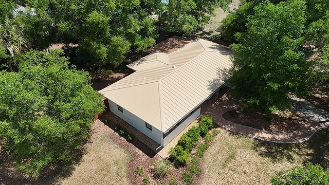 Standing seam metal roof in Sandstone, Temple Terrace, FL