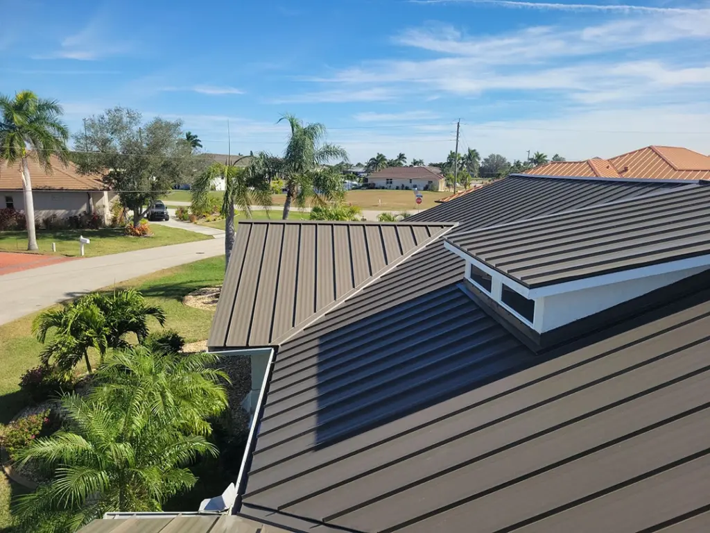 Standing seam metal roof